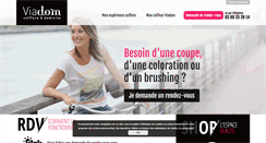 Desktop Screenshot of coiffure-domicile.com