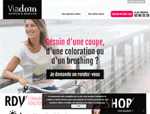 Tablet Screenshot of coiffure-domicile.com
